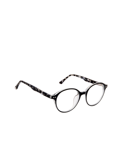 

Cardon Unisex Black Abstract Full Rim Round Frames EWCD2413