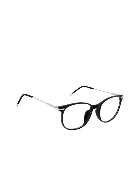 

Cardon Unisex Black Solid Full Rim Round Frames EWCD2436