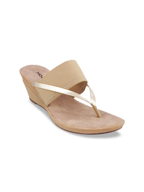 

Mochi Women Beige Solid Heels