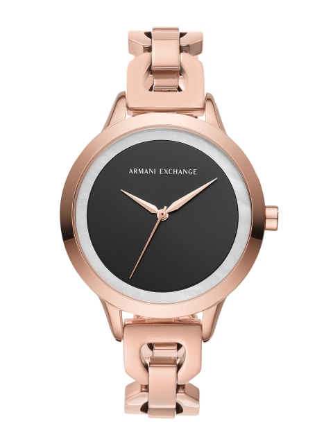 

Armani Exchange Women Black Harper Analogue Watch AX5613