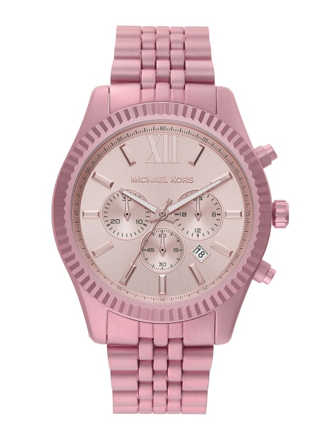 

Michael Kors Men Pink Analogue Watch MK8792