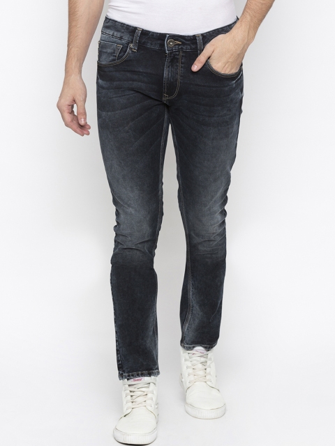 

SPYKAR Men Black Super Skinny Fit Low-Rise Clean Look Jeans