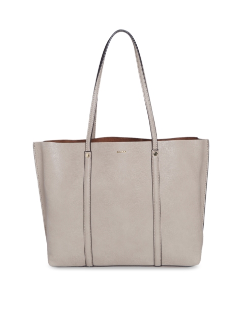

ALDO Grey Solid Tote Bag