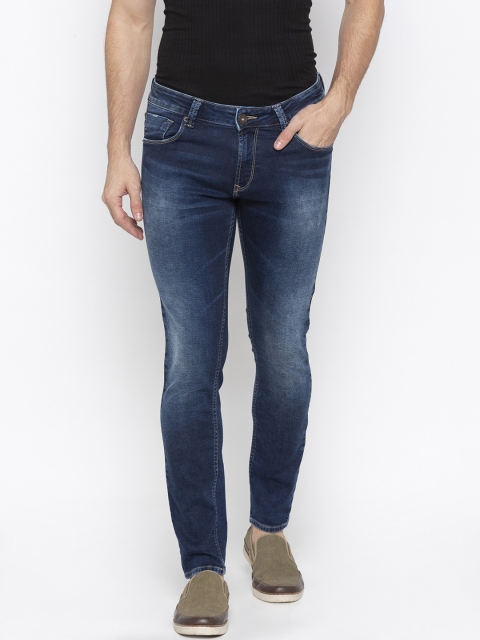 

SPYKAR Men Blue Super Skinny Fit Low-Rise Clean Look Jeans