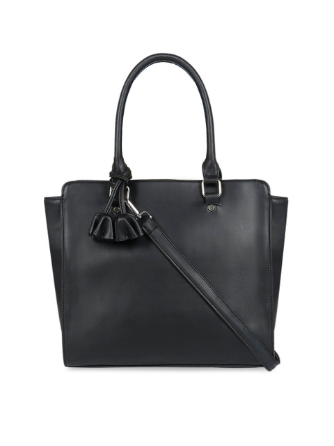 

Toteteca Black Solid Handheld Bag