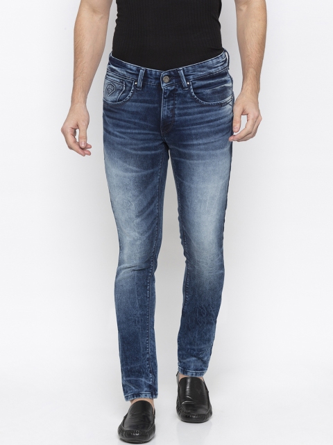 

SPYKAR Men Blue Skinny Fit Low-Rise Clean Look Jeans