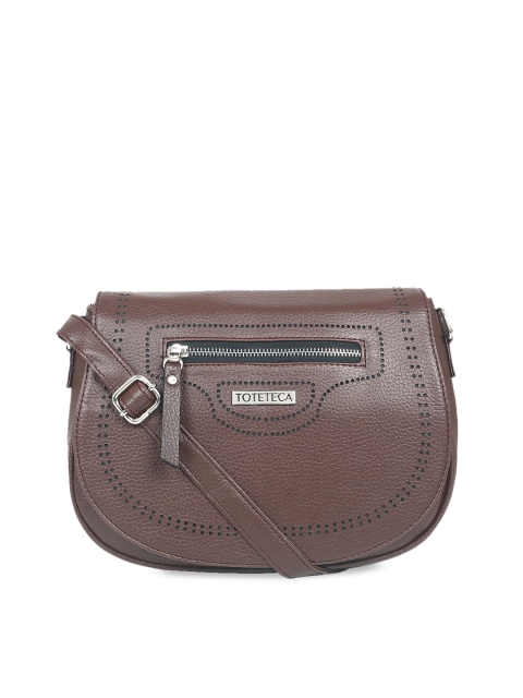 

Toteteca Brown Solid Sling Bag