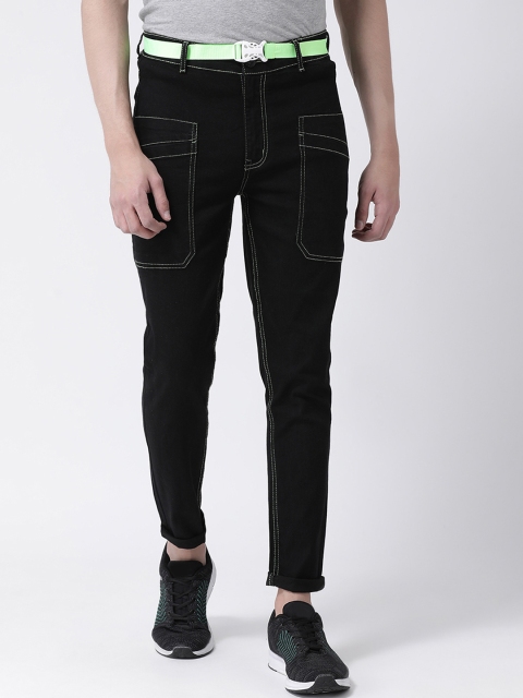 

REALM Men Black Skinny Fit Mid-Rise Clean Look Jeans