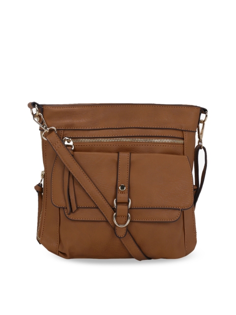 

Satchel Bags Brown Solid Sling Bag