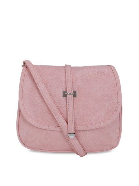 

Satchel Bags Pink Solid Sling Bag