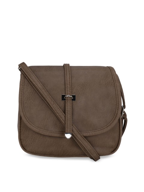 

Satchel Bags Brown Solid Sling Bag