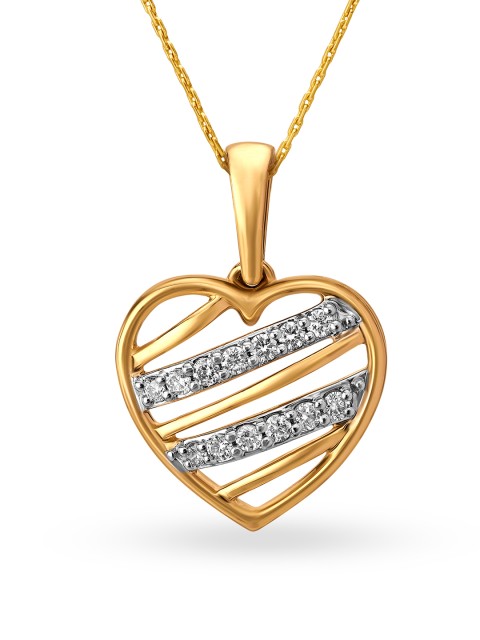 

Mia by Tanishq 14KT Yellow Gold Diamond Pendant