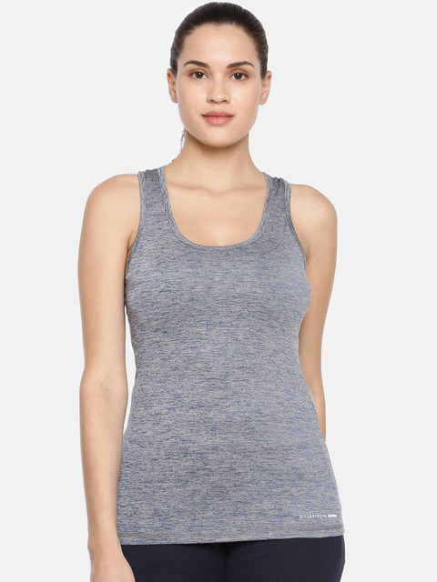 

GOLDSTROMS Women Grey Solid Dri-Fit Camisole CAM-FF-LTBLU-615
