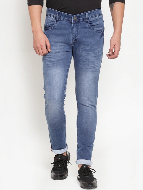 

Rodamo Men Blue Slim Fit Mid-Rise Clean Look Stretchable Jeans