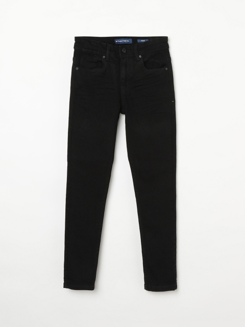 

Fame Forever by Lifestyle Boys Black Skinny Fit Mid-Rise Clean Look Jeans