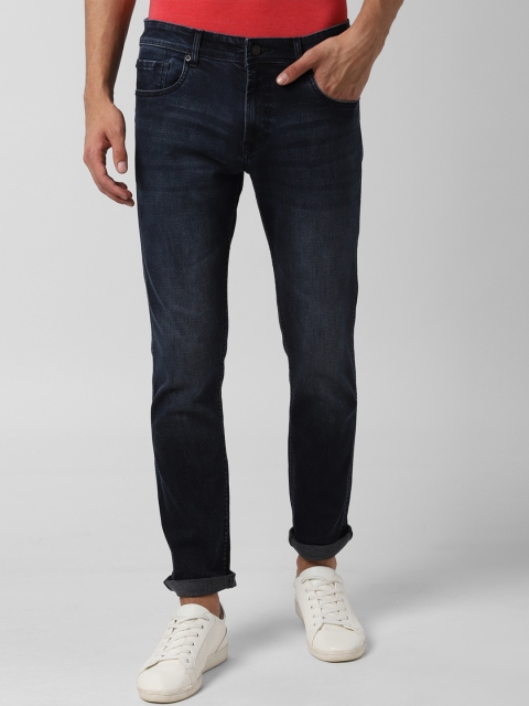 

Peter England Casuals Men Navy Blue Tapered Fit Jeans
