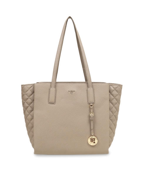 

Da Milano Beige Solid Shoulder Leather Bag