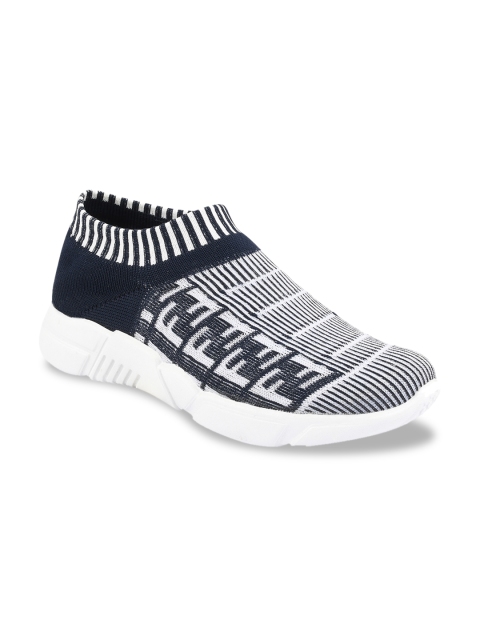 

Shoetopia Women Blue & White Synthetic Walking Shoes