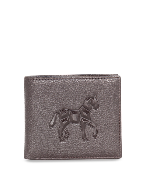 

ESBEDA Men Brown Solid Two Fold Wallet