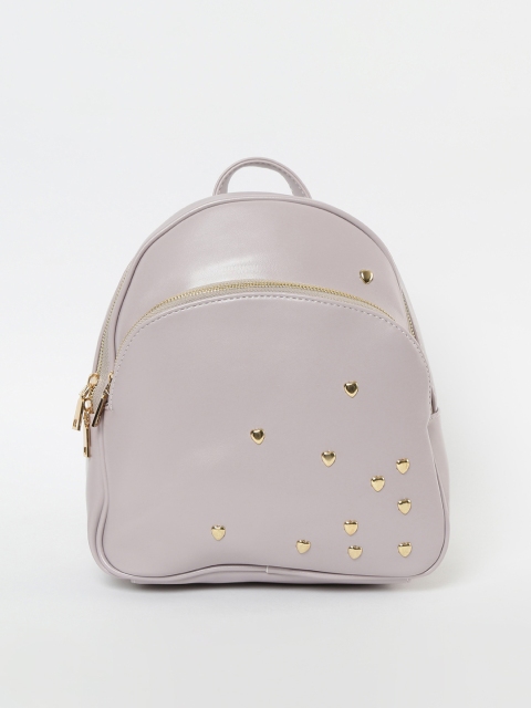 

Ginger by Lifestyle Women Mauve Solid Backpack