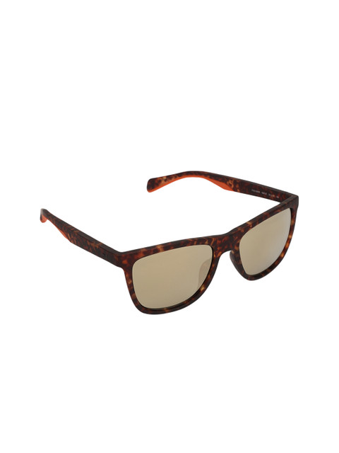 

Fossil Men Rectangle Sunglasses 201793N9P55UE, Brown