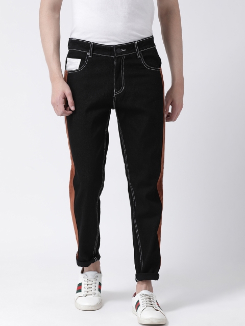 

REALM Men Black Slim Fit Mid-Rise Clean Look Jeans