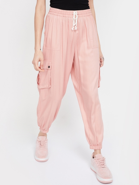

Bossini Women Pink Regular Fit Solid Joggers
