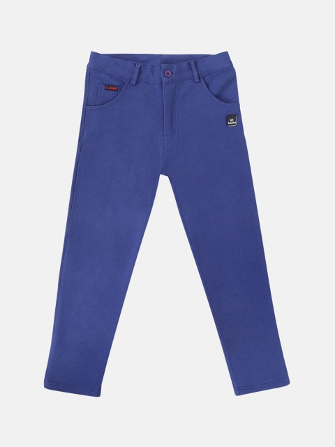 

Lil Tomatoes Boys Navy Blue Regular Fit Mid-Rise Clean Look Jeans