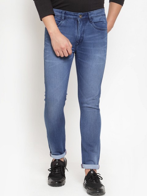 

Rodamo Men Blue Slim Fit Mid-Rise Clean Look Stretchable Jeans