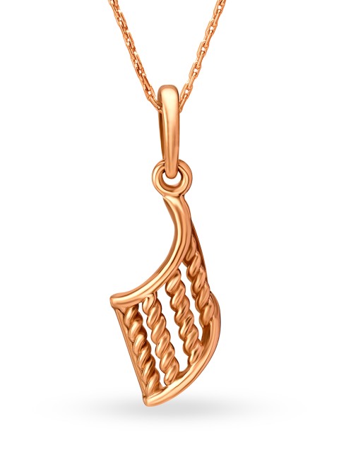 

Mia by Tanishq Rose Gold 14KT Pendant