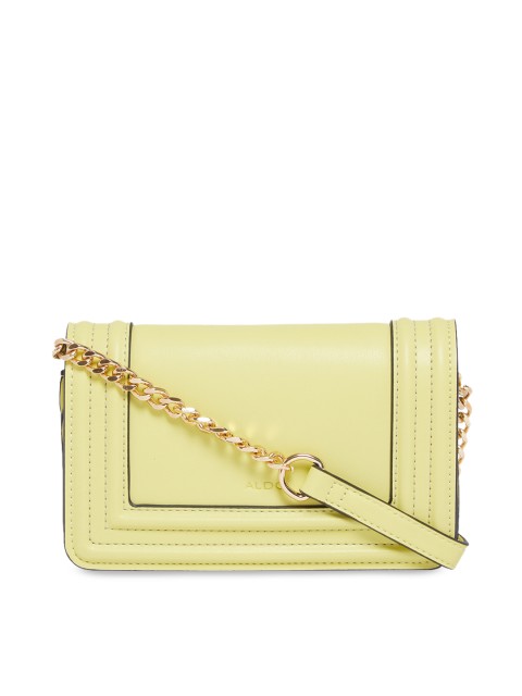 

ALDO Yellow Solid Sling Bag