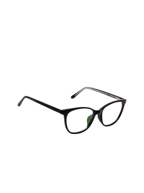 

Cardon Unisex Black Solid Full Rim Cateye Frames EWCD2425