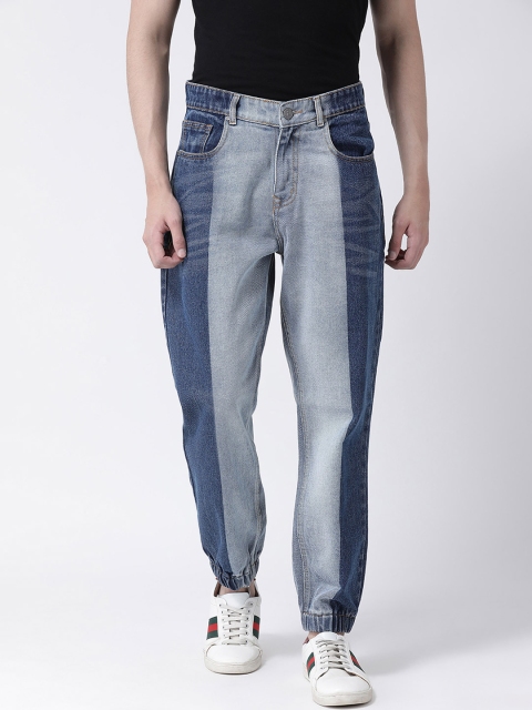 

REALM Men Blue Jogger Mid-Rise Clean Look Jeans