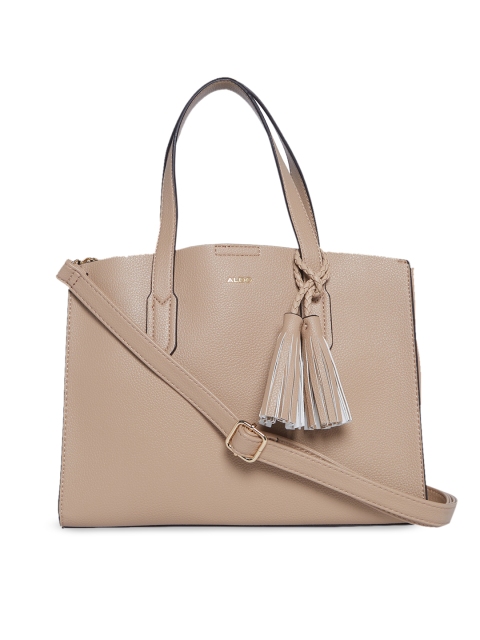 

ALDO Beige Solid Handheld Bag