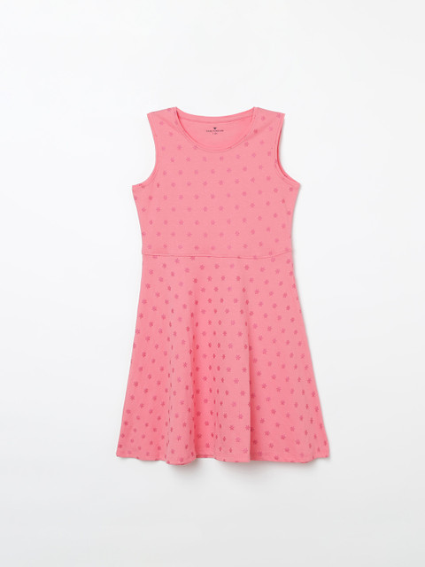 

Fame Forever by Lifestyle Girls Pink Floral Printed A-Line Dress