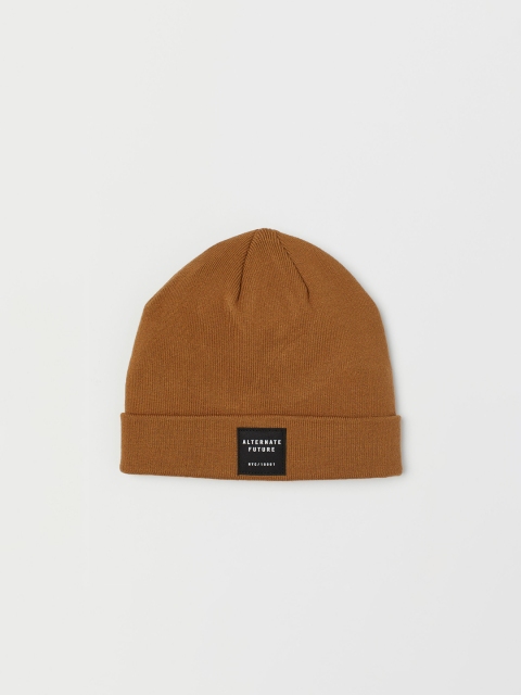 

H&M Men Brown Fine-Knit Hat