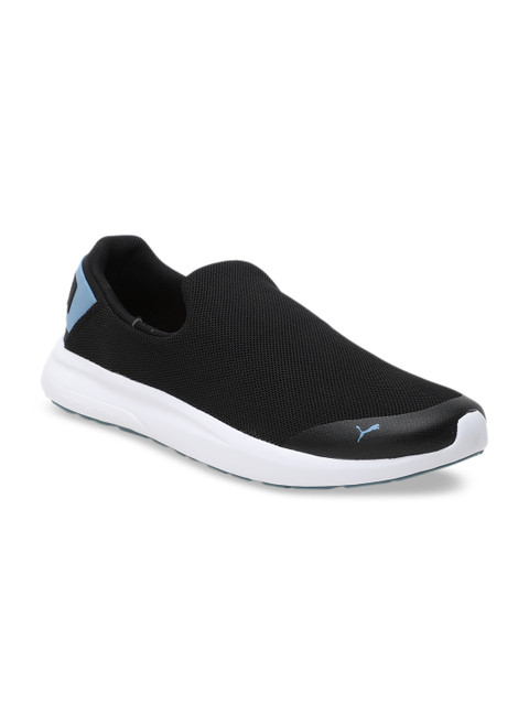 

Puma Unisex Black Propel Slip on Slip-On Walking Shoes