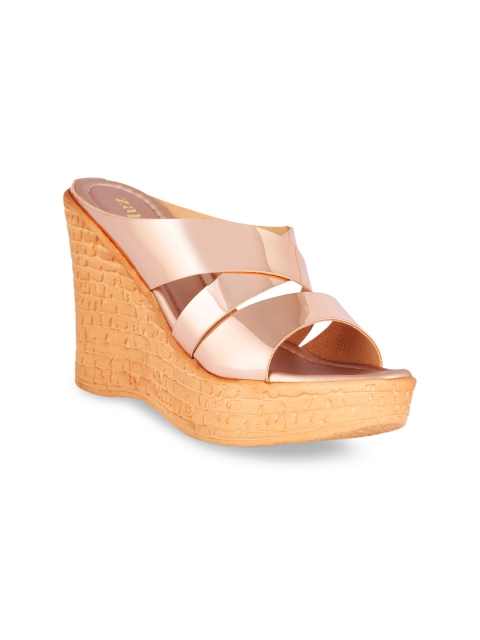 

ZAPATOZ Women Rose Gold Solid Heels
