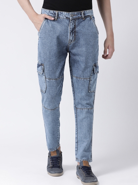 

REALM Men Blue Slim Fit Mid-Rise Clean Look Jeans