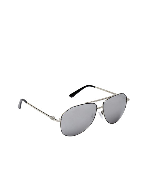 

MARC LOUIS Unisex Polarised & UV Protected Lens Aviator Sunglasses ML4044 C1, Grey
