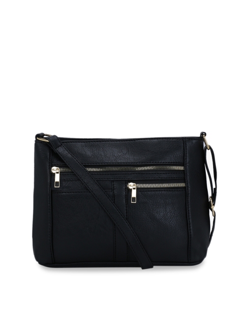 

Satchel Bags Black Solid Sling Bag
