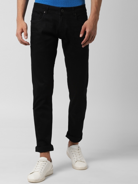 

Peter England Casuals Men Black Tapered Fit Mid-Rise Clean Look Jeans