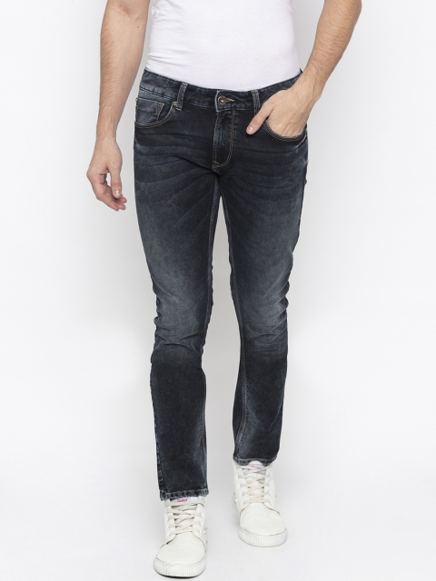 

SPYKAR Men Black Super Skinny Fit Low-Rise Clean Look Jeans