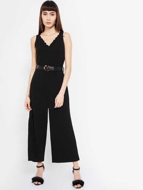 

CODE by Lifestyle Women Black Solid Basic Jumpsuit