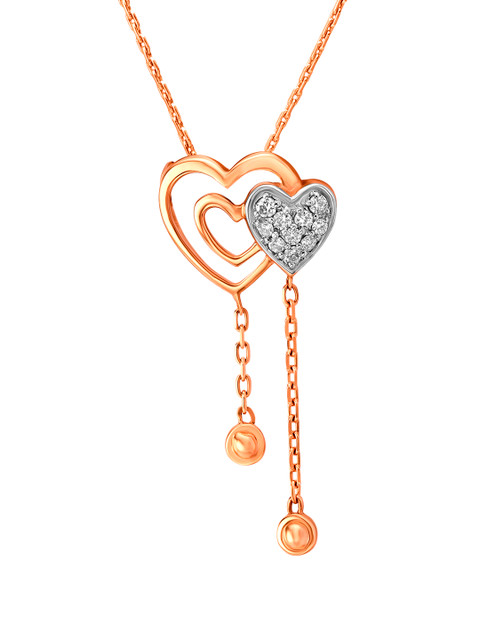 

Mia by Tanishq 4KT Rose Gold Diamond Pendant