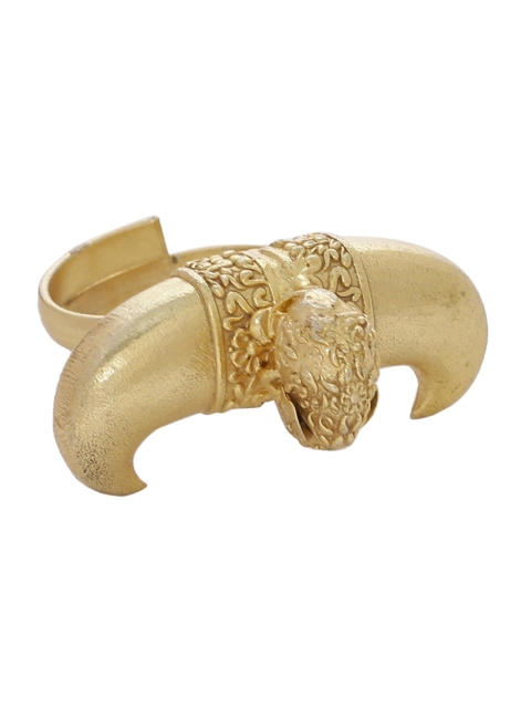

NITAARA 18KT Gold-Plated Khama Gani Tribal Finger Ring
