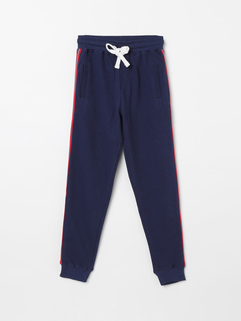 

Fame Forever by Lifestyle Boys Navy Blue Solid Joggers