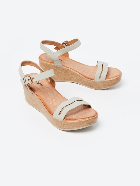 

Ginger by Lifestyle Women Grey Solid Heels