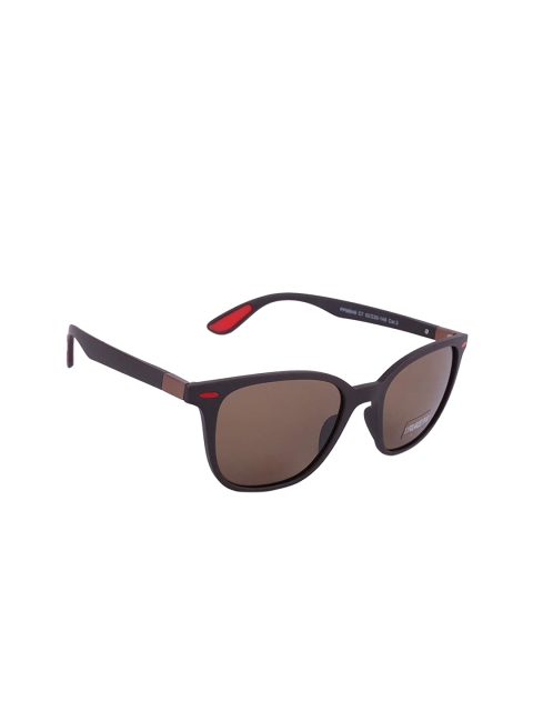 

MARC LOUIS Unisex Polarised & UV Protected Lens Square Sunglasses ML PP98848 C7, Brown