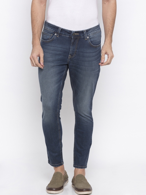 

SPYKAR Men Blue Tapered Fit Mid-Rise Clean Look Jeans
